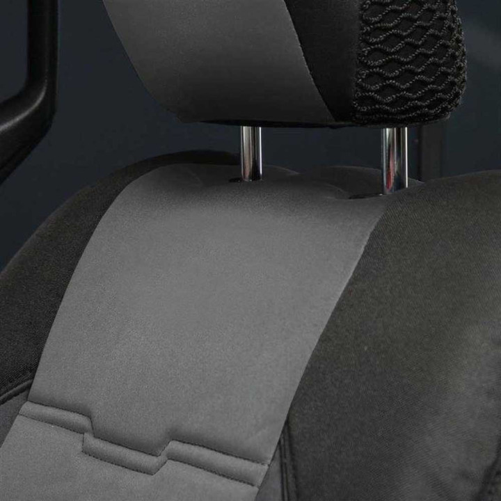 Set Huse Scaun Neopren Negru/cărbune, Smittybilt GEN2, Jeep Wrangler 2018 - Prezent - EDK.ro