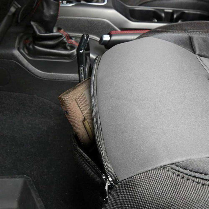 Set Huse Scaun Neopren Negru/cărbune, Smittybilt GEN2, Jeep Wrangler 2018 - Prezent - EDK.ro