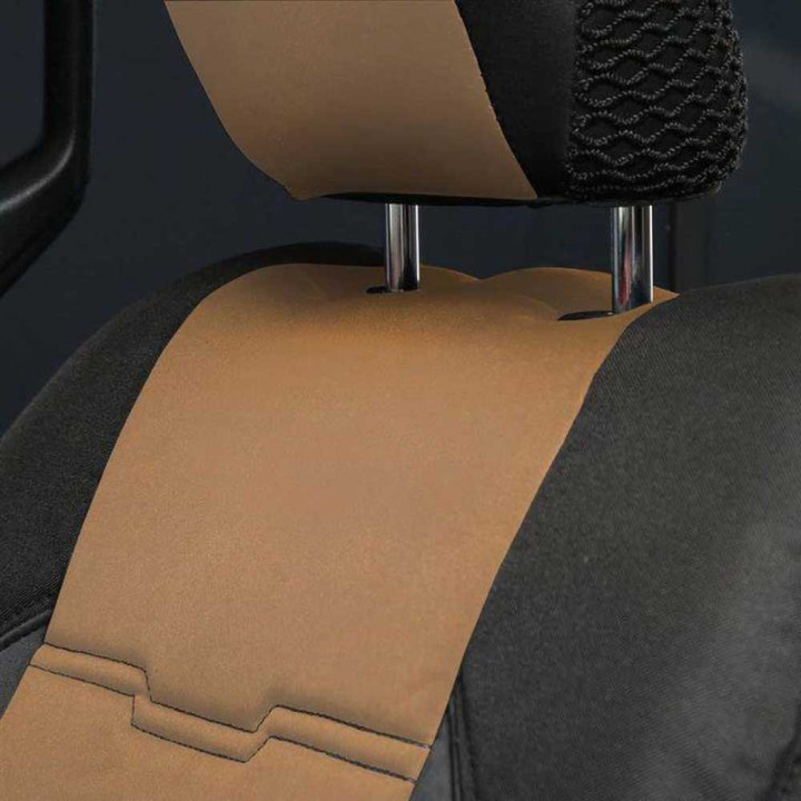 Set Huse Scaun Neopren Negru/maro, Smittybilt GEN2, Jeep Wrangler 2018 - Prezent - EDK.ro