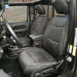 Set Huse Scaun Neopren Negru/negru, Smittybilt GEN2, Jeep Wrangler 2018 - Prezent - EDK.ro