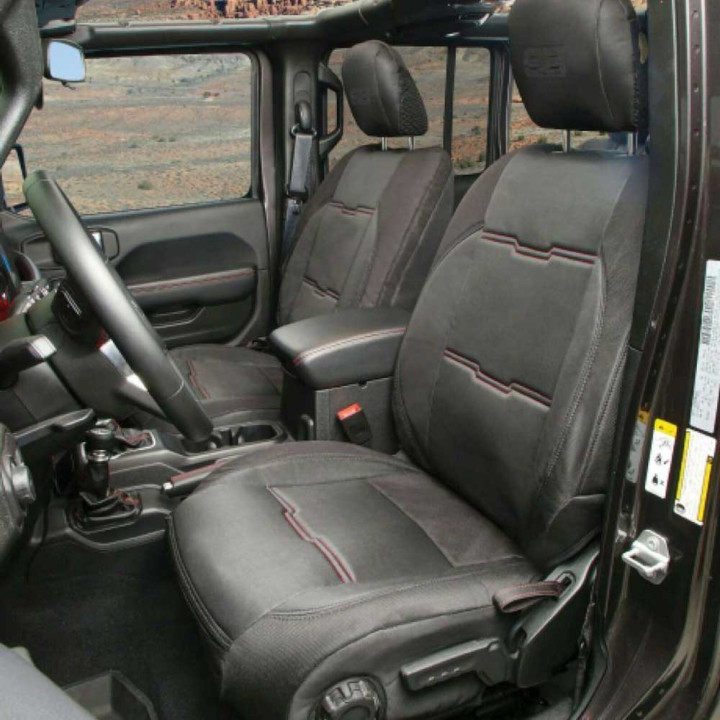 Set Huse Scaun Neopren Negru/negru, Smittybilt GEN2, Jeep Wrangler 2018 - Prezent - EDK.ro