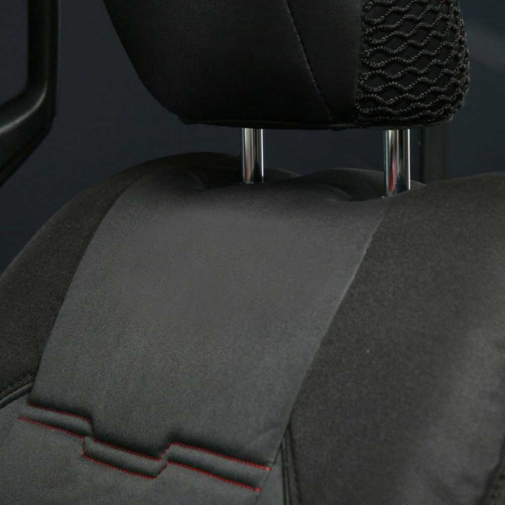 Set Huse Scaun Neopren Negru/negru, Smittybilt GEN2, Jeep Wrangler 2018 - Prezent - EDK.ro