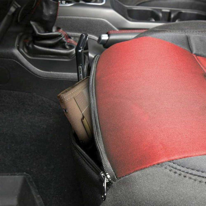 Set Huse Scaun Neopren Negru/roșu, Smittybilt GEN2, Jeep Wrangler 2018 - Prezent - EDK.ro