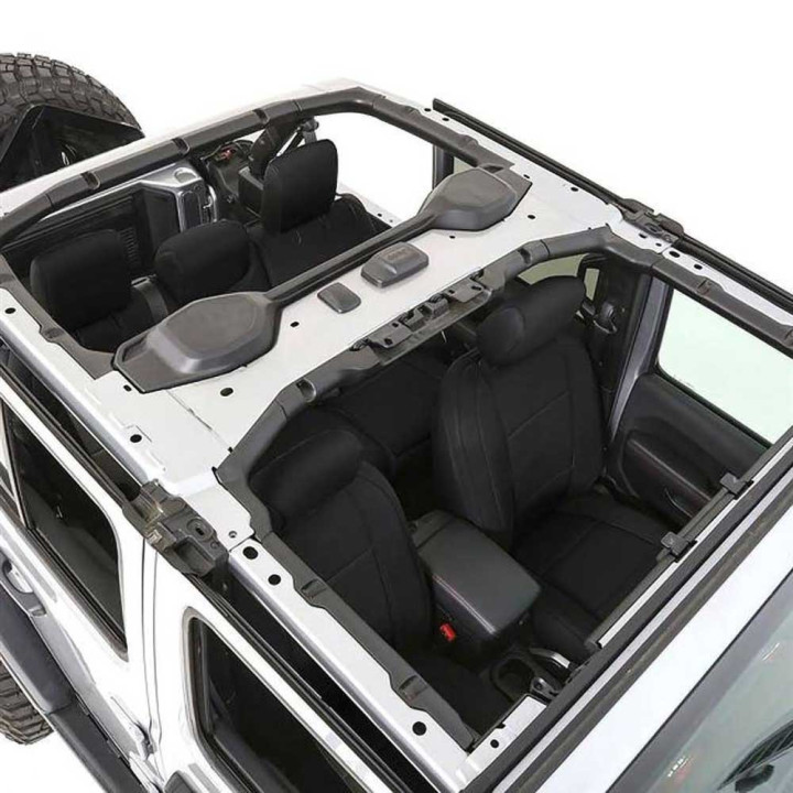 Set Huse Scaune din Neopren Negru, Smittybilt, Jeep Wrangler 2018 - Prezent - EDK.ro