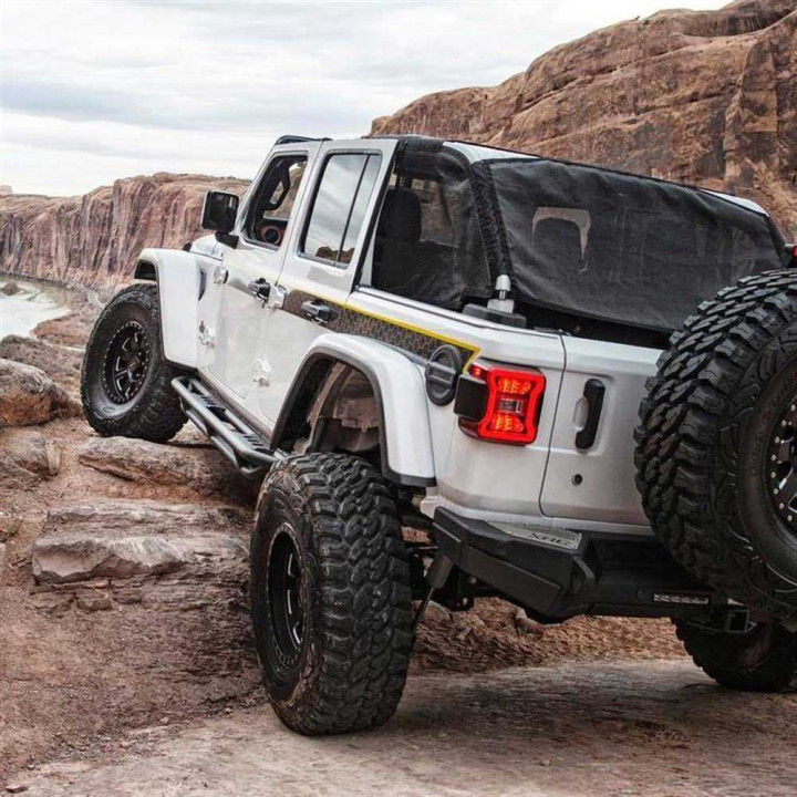 Side Steps, Smittybilt SRC, Jeep Wrangler 2018 - Present - EDK.ro