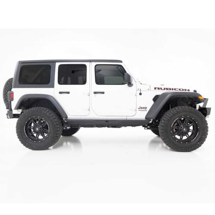 Praguri Laterale, Rough Country Rock Sliders, Jeep Wrangler 2018 - Prezent - EDK.ro