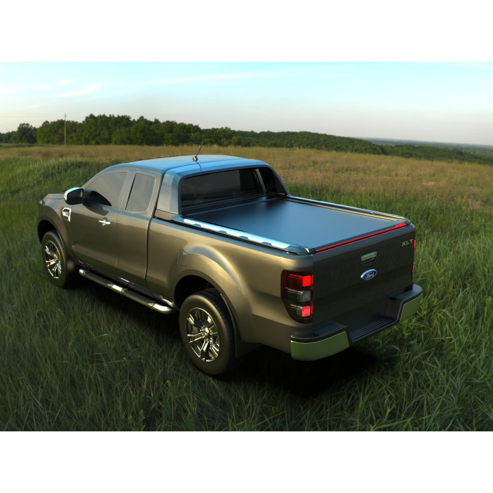Electronically Assisted Roll Top Tonneau Bed Cover, Tessera 4x4 Roll+, Ford Ranger Wildtrak Extra Cab 2012 - 2022 - EDK.ro