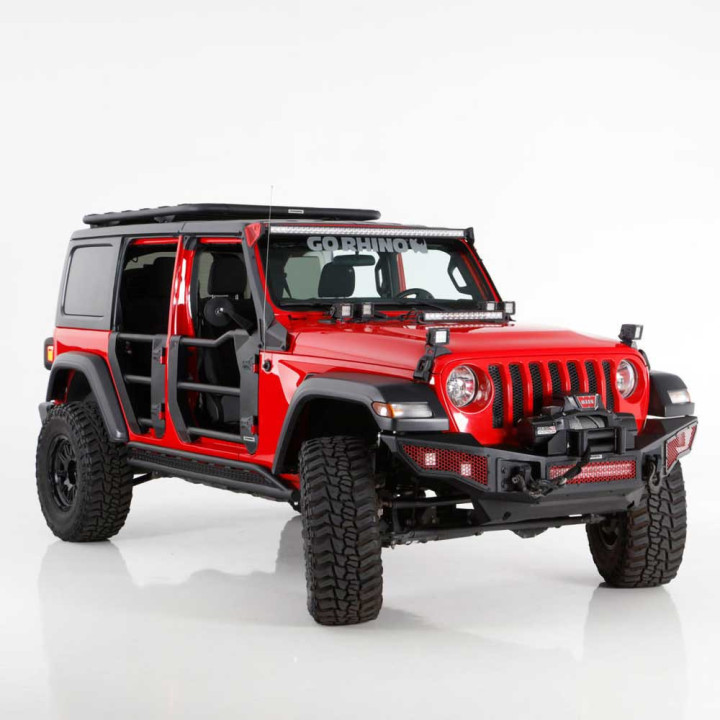 Praguri Laterale, Go Rhino, Jeep Wrangler 2018 - Prezent - EDK.ro
