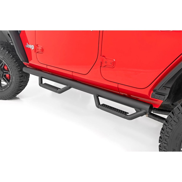 Praguri Laterale, Rough Country Nerf Step, Jeep Wrangler 2018 - Prezent - EDK.ro