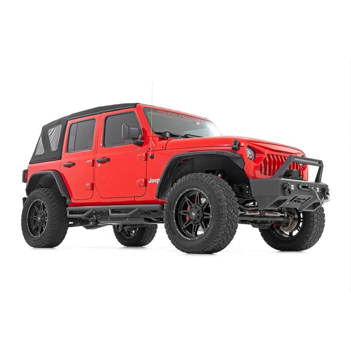Praguri Laterale, Rough Country Nerf Step, Jeep Wrangler 2018 - Prezent - EDK.ro