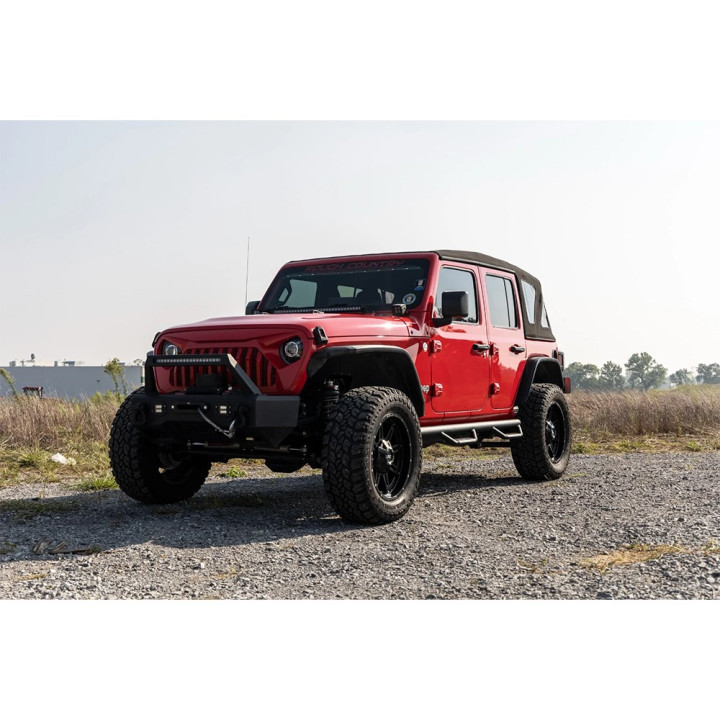 Praguri Laterale, Rough Country Nerf Step, Jeep Wrangler 2018 - Prezent - EDK.ro