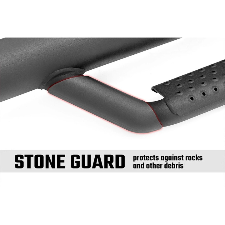 Side Steps, Rough Country Nerf Step, Jeep Wrangler 2018 - Present - EDK.ro