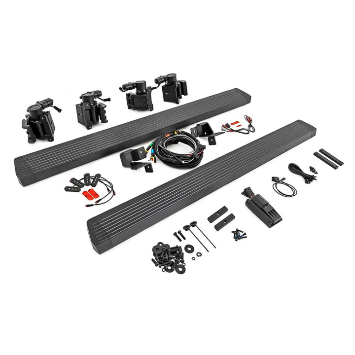 Praguri Laterale Electrice, Rough Country Power Boards, Jeep Wrangler 2018 - Prezent - EDK.ro