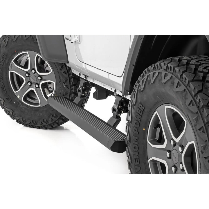 Praguri Laterale Electrice, Rough Country Power Boards, Jeep Wrangler 2018 - Prezent - EDK.ro