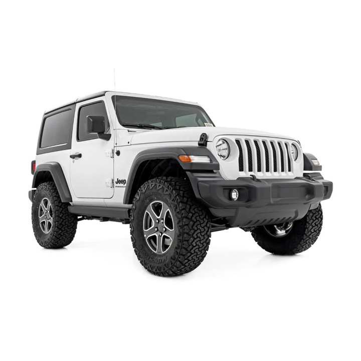 Electric Side Steps, Rough Country Power Boards, Jeep Wrangler 2018 - Present - EDK.ro