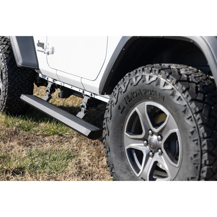Praguri Laterale Electrice, Rough Country Power Boards, Jeep Wrangler 2018 - Prezent - EDK.ro
