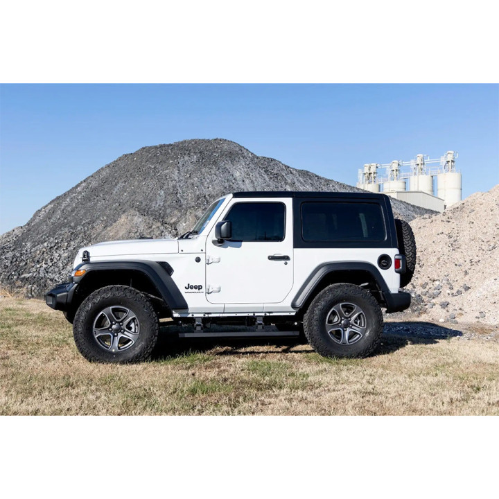 Electric Side Steps, Rough Country Power Boards, Jeep Wrangler 2018 - Present - EDK.ro