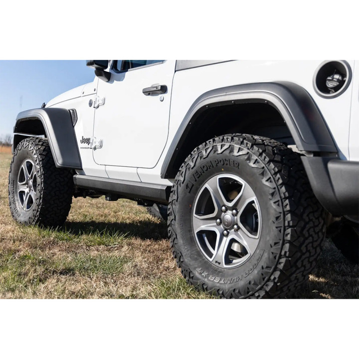 Praguri Laterale Electrice, Rough Country Power Boards, Jeep Wrangler 2018 - Prezent - EDK.ro