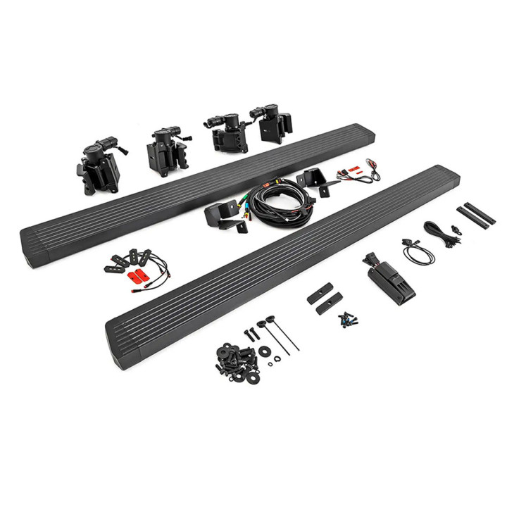 Praguri Laterale Electrice, Rough Country Power Boards, Jeep Wrangler 2018 - Prezent - EDK.ro