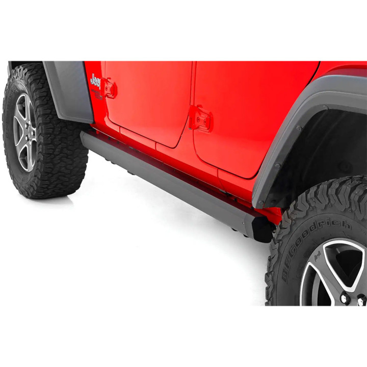 Electric Side Steps, Rough Country Power Boards, Jeep Wrangler 2018 - Present - EDK.ro