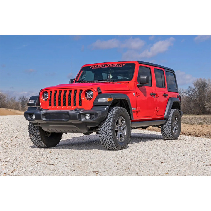 Praguri Laterale Electrice, Rough Country Power Boards, Jeep Wrangler 2018 - Prezent - EDK.ro