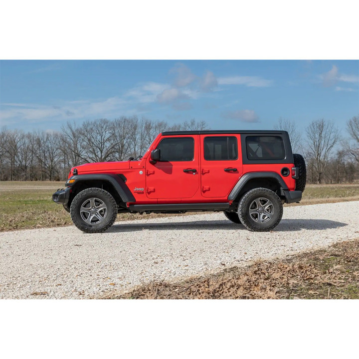 Electric Side Steps, Rough Country Power Boards, Jeep Wrangler 2018 - Present - EDK.ro