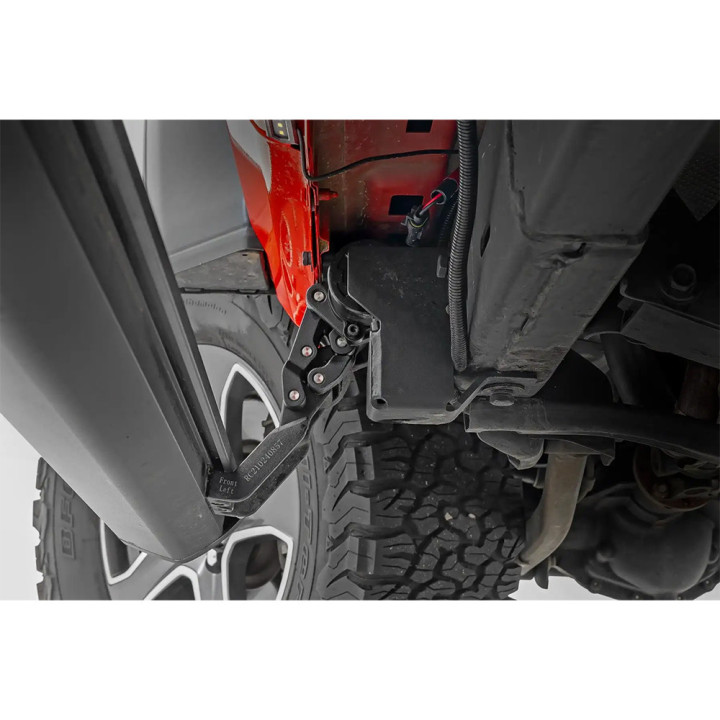 Electric Side Steps, Rough Country Power Boards, Jeep Wrangler 2018 - Present - EDK.ro