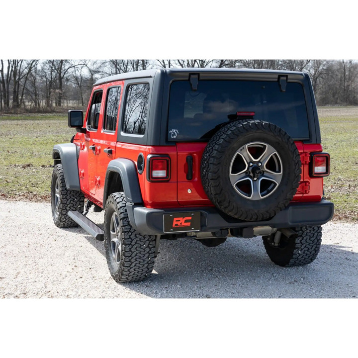 Electric Side Steps, Rough Country Power Boards, Jeep Wrangler 2018 - Present - EDK.ro