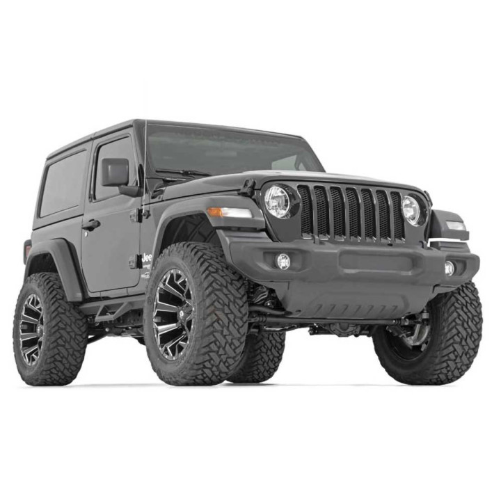 Praguri Laterale, Rough Country Contoured, Jeep Wrangler 2018 - Prezent - EDK.ro