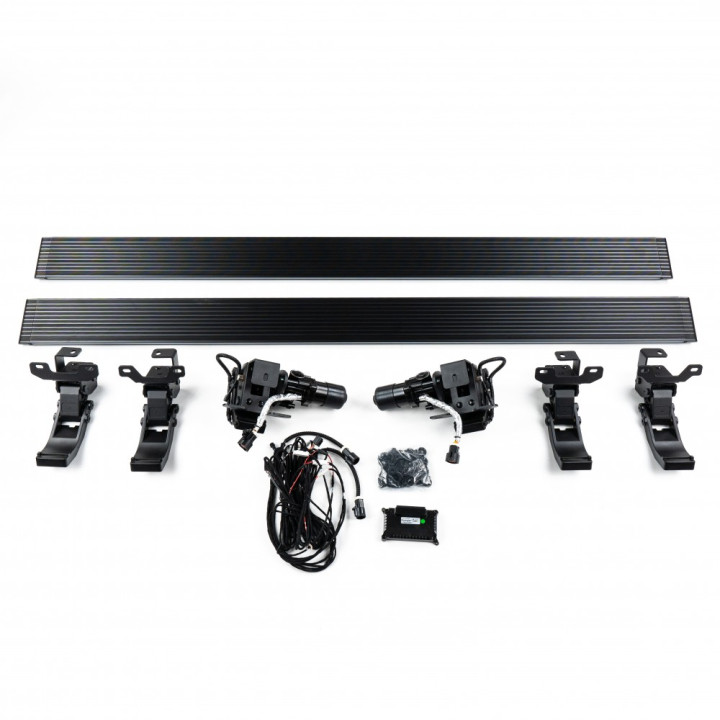 Electric Side Steps, OFD Gen 2 with LED Lights, Jeep Wrangler 2018 - Present - EDK.ro