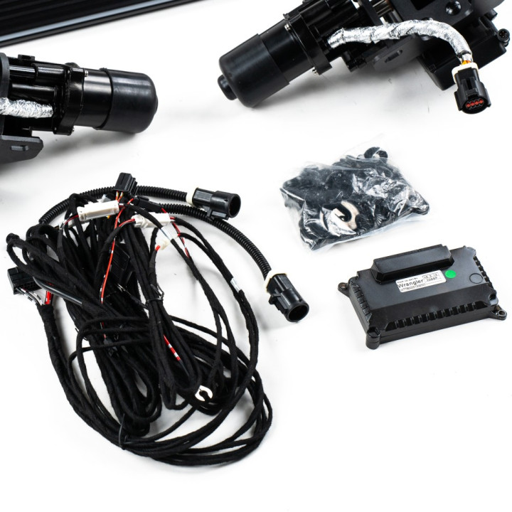 Praguri Laterale Electrice, OFD Gen 2 cu Lumini LED, Jeep Wrangler 2018 - Prezent - EDK.ro