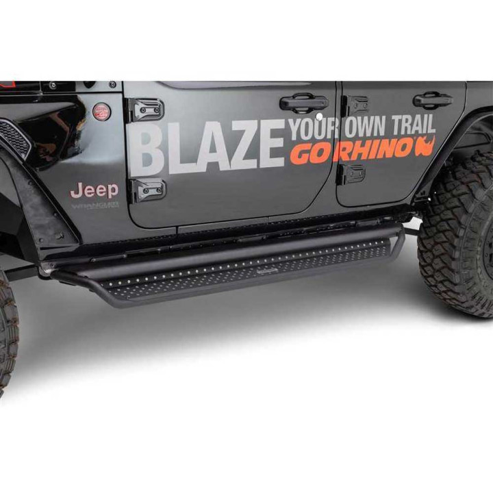 Side Steps, Go Rhino Dominator D1, Jeep Wrangler 2018 - Present - EDK.ro