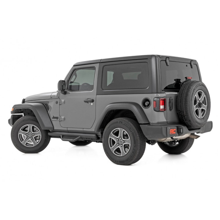 Praguri Laterale, Rough Country Nerf Step, Jeep Wrangler 2018 - Prezent - EDK.ro