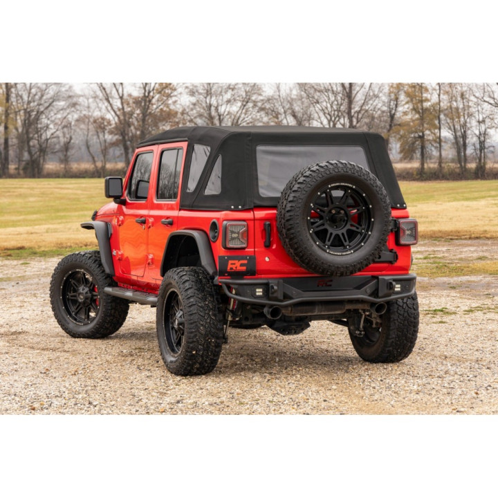 Praguri Laterale, Rough Country Oval Nerf Step, Jeep Wrangler 2018 - Prezent - EDK.ro