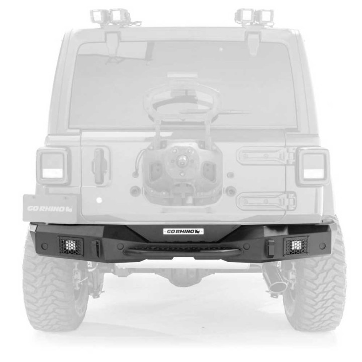 Bară de Protecție Spate, Go Rhino Rockline, Jeep Wrangler 2018 - Prezent - EDK.ro