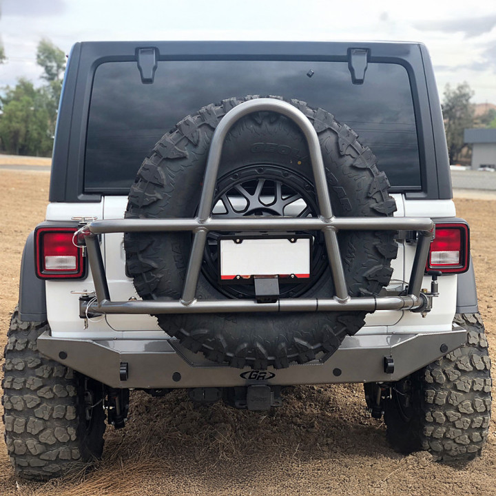 Bară de Protecție Spate, GenRight Off Road, Jeep Wrangler 2018 - Prezent - EDK.ro