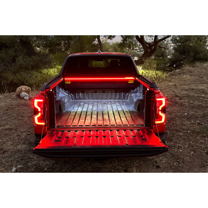 Electronically Assisted Roll Top Tonneau Bed Cover, Tessera 4x4 Roll+, Ford Ranger Wildtrak Double Cab 2023 - Present - EDK.ro