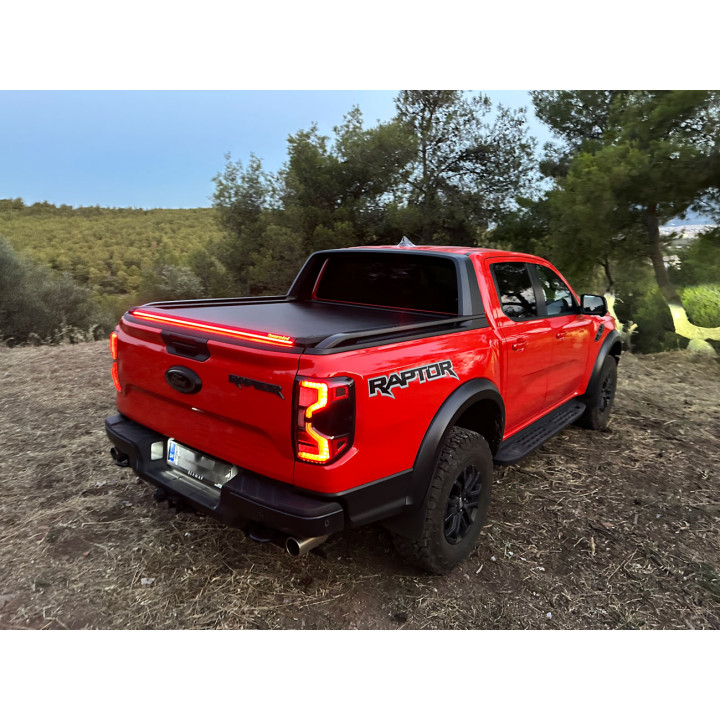 Electronically Assisted Roll Top Tonneau Bed Cover, Tessera 4x4 Roll+, Ford Ranger Wildtrak Double Cab 2023 - Present - EDK.ro
