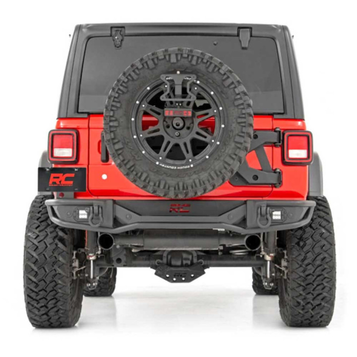 Rear Protection Bar, Rough Country with LED Lights, Jeep Wrangler 2018 - Present - EDK.ro