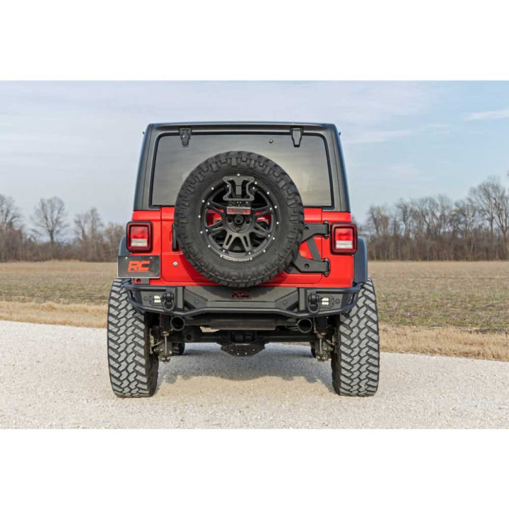 Rear Protection Bar, Rough Country with LED Lights, Jeep Wrangler 2018 - Present - EDK.ro