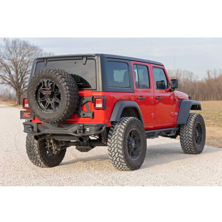 Rear Protection Bar, Rough Country with LED Lights, Jeep Wrangler 2018 - Present - EDK.ro