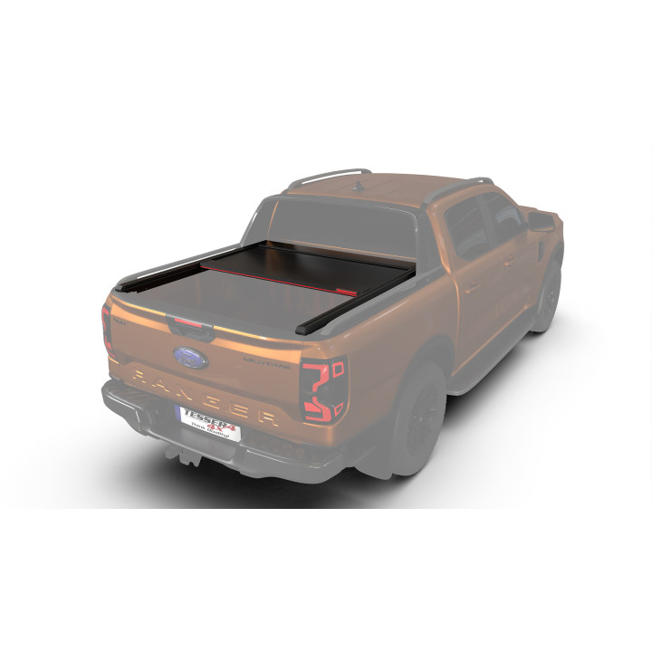 Electronically Assisted Roll Top Tonneau Bed Cover, Tessera 4x4 Roll+, Ford Ranger Wildtrak Double Cab 2023 - Present - EDK.ro