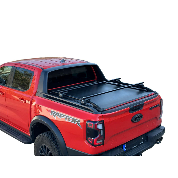 Electronically Assisted Roll Top Tonneau Bed Cover, Tessera 4x4 Roll+, Ford Ranger Wildtrak Double Cab 2023 - Present - EDK.ro
