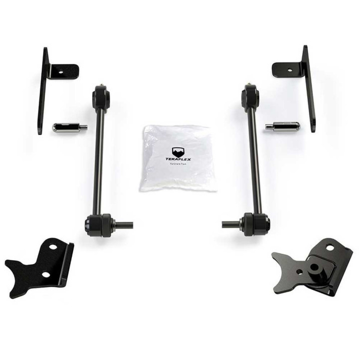 Kit Bielete Bară Antiruliu Față cu Deconectare Rapidă, TeraFlex RHD Lift 0-4.5 Inch, Jeep Wrangler 2018 - Prezent - EDK.ro