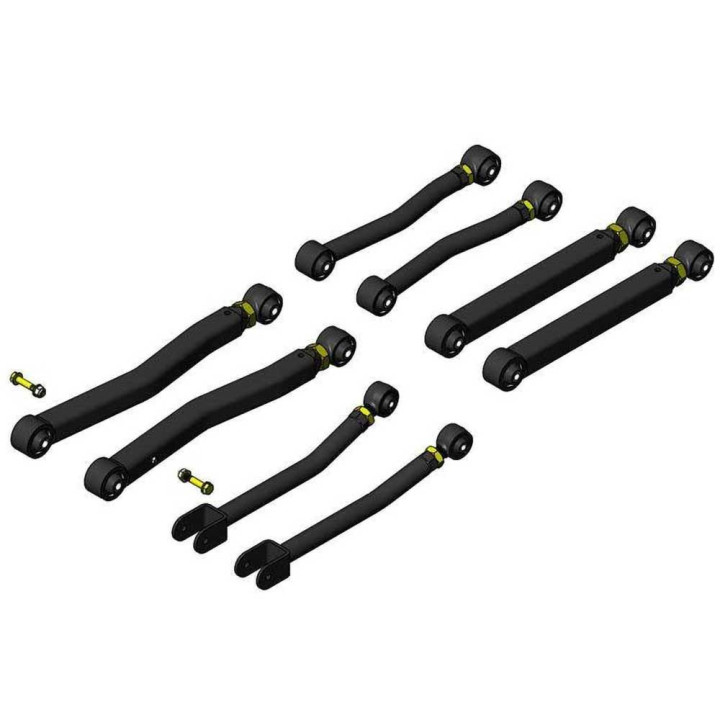 Kit Braț de Control Scurt Reglabil, Clayton Off Road Overland+ Lift 0-5 Inch, Jeep Wrangler 2018 - Prezent - EDK.ro