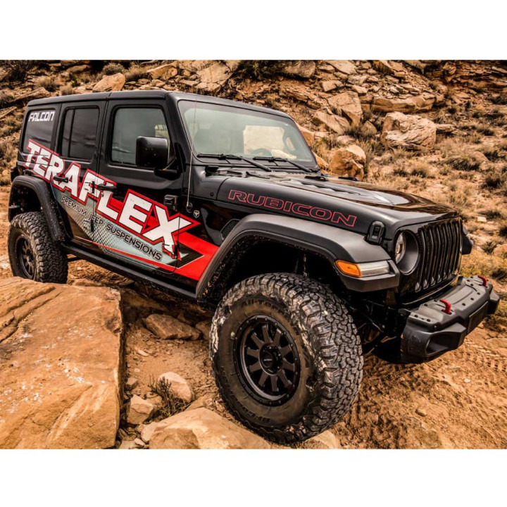 Rear Upper Adjustable Short Control Arm Kit, TeraFlex Alpine Lift 0-4.5 Inch, Jeep Wrangler 2018 - Present - EDK.ro
