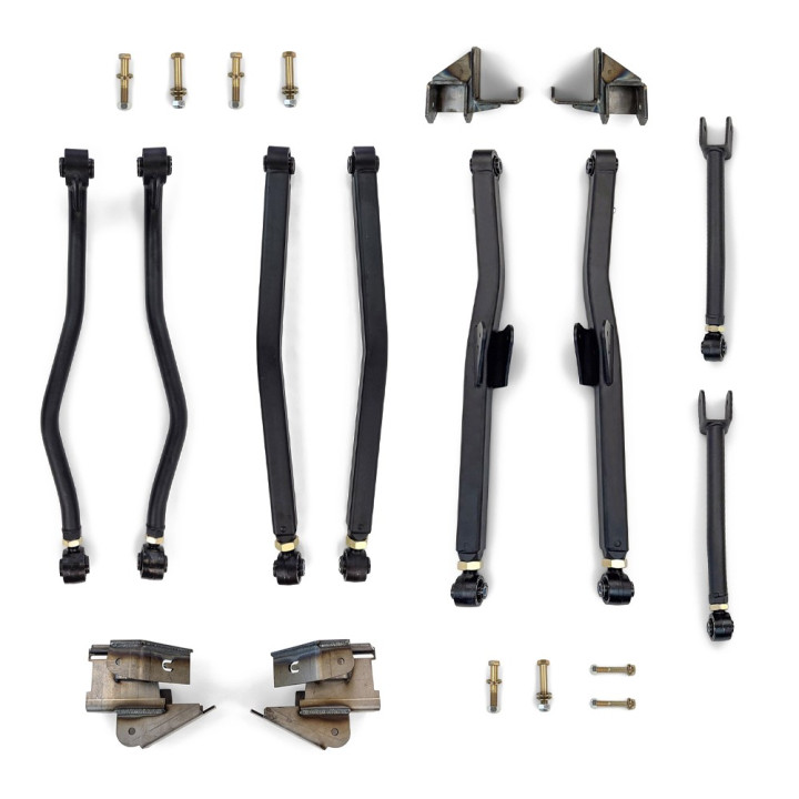 Long Arm Upgrade Kit, Clayton Off Road Overland+ 392 Lift 0-6 Inch, Jeep Wrangler 2018 - Present - EDK.ro