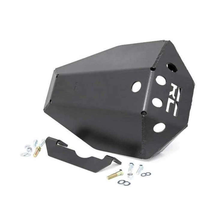 Rear Differential Skid Plate M200, Rough Country, Jeep Wrangler 2018 - Present - EDK.ro