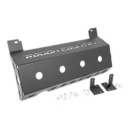 Muffler Skid Plate, Rough Country, Jeep Wrangler 2018 - Present - EDK.ro