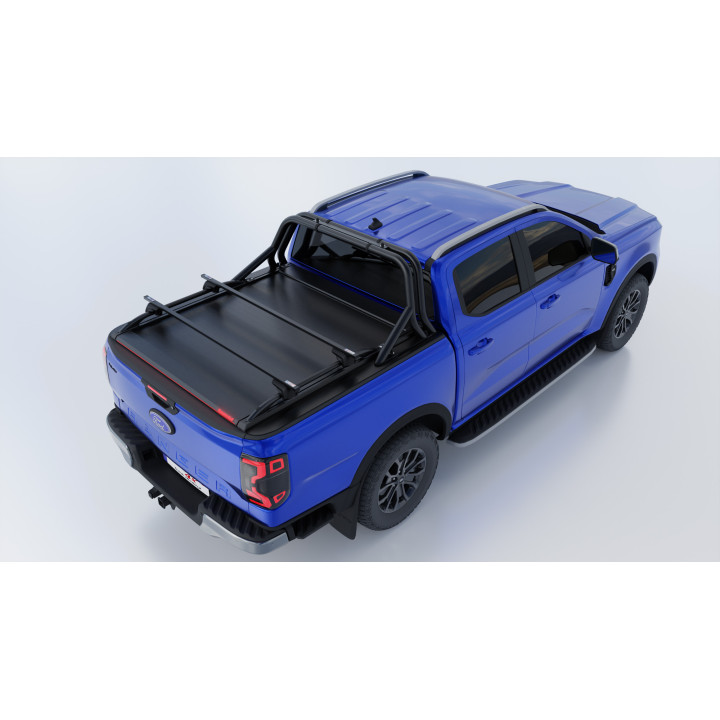 Electronically Assisted Roll Top Tonneau Bed Cover, Tessera 4x4 Roll+, Ford Ranger Limited Double Cab 2023 - Present - EDK.ro